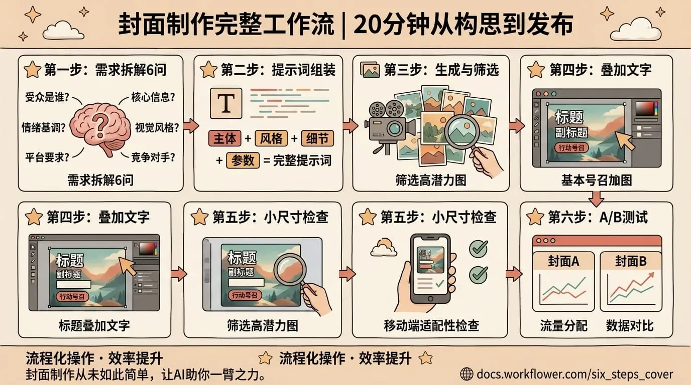 封面制作完整工作流
