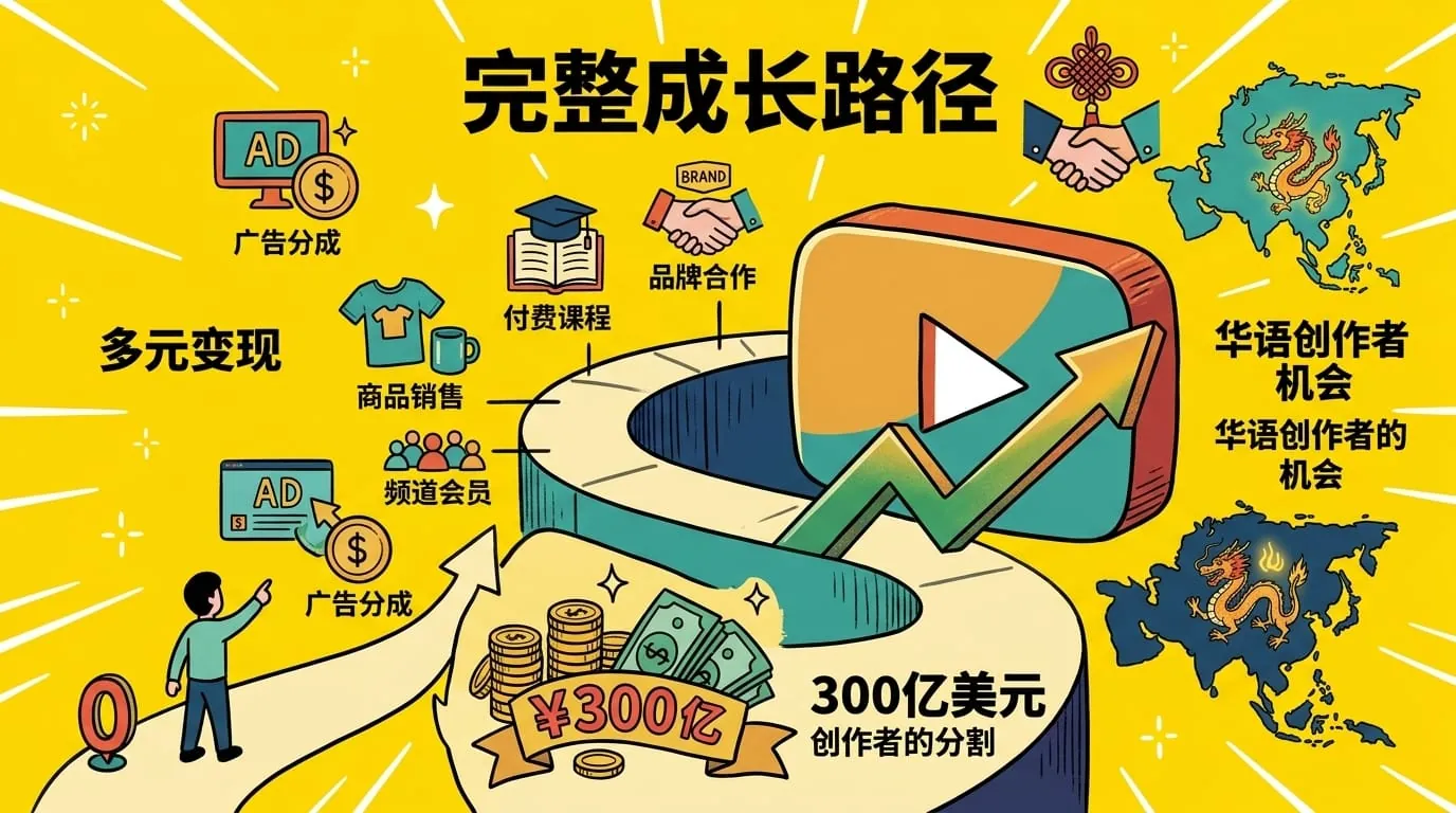 YouTube 变现完整指南：新手从 0 到 1 实用教程
