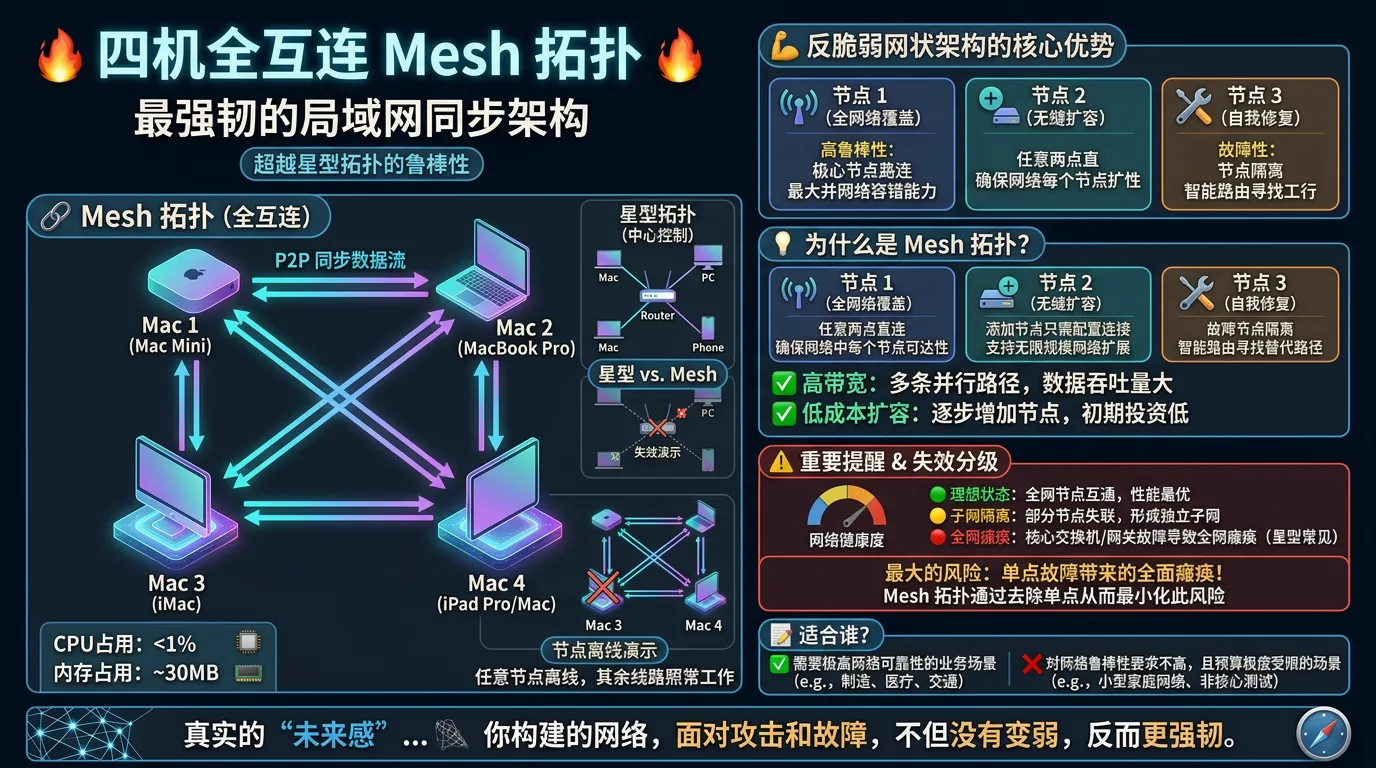 多机全互连 Mesh topology