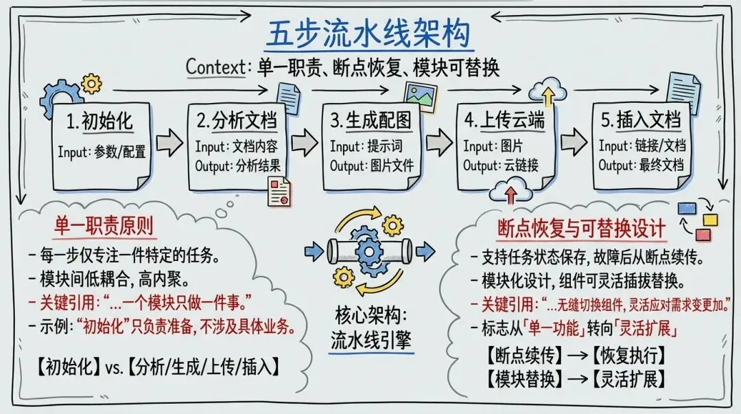 五步流水线架构