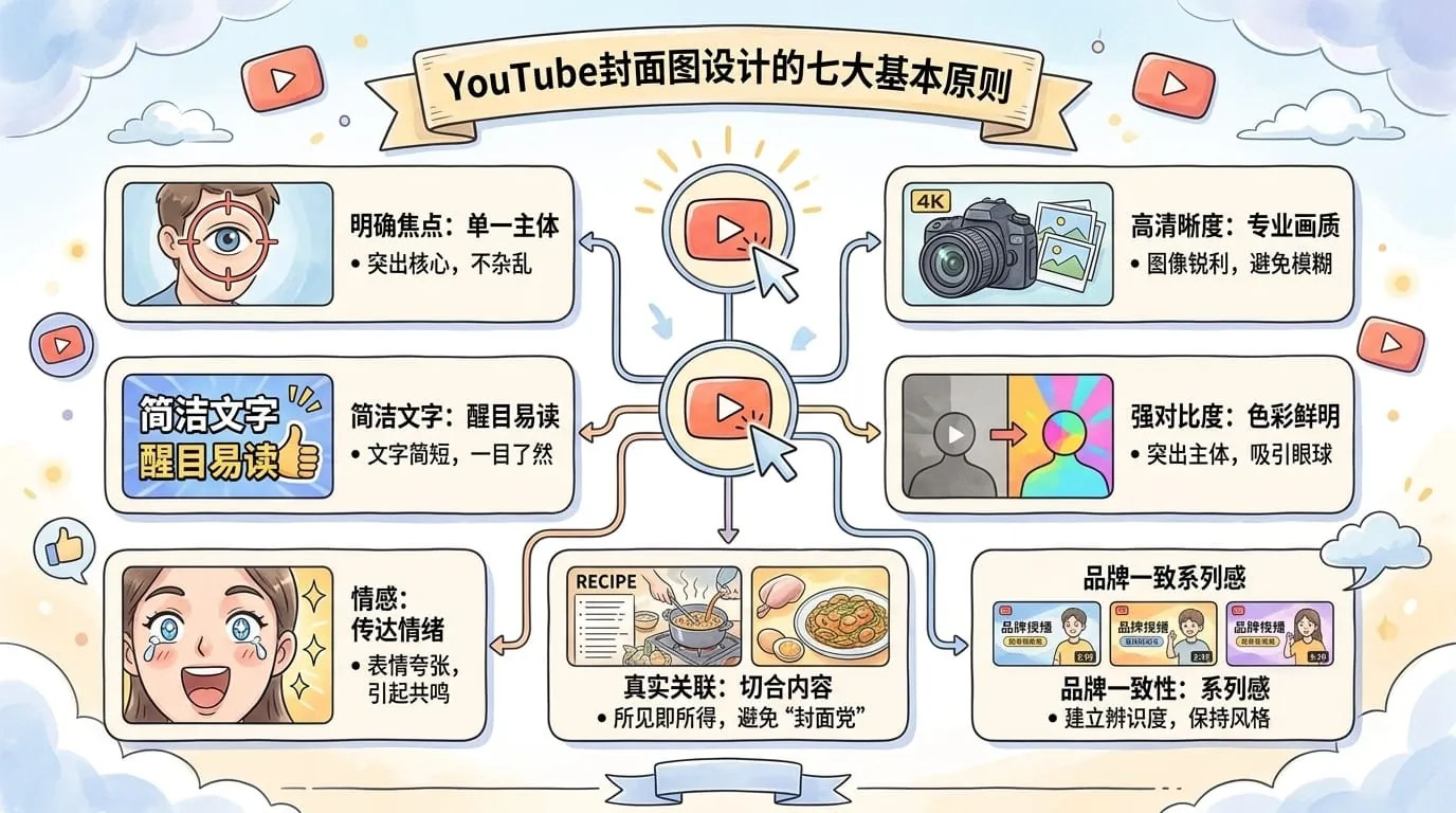 YouTube 封面设计 7 条基本原则